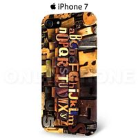 Coque iPhone 7 Alphabet