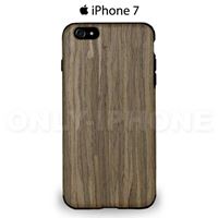 Coque iphone 7 bois noyer foncé