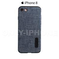 Coque iPhone 8 denim Bleu
