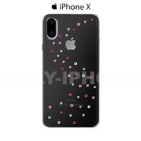 Coque Swarovski pour iPhone X 'Milkyway' Blanc